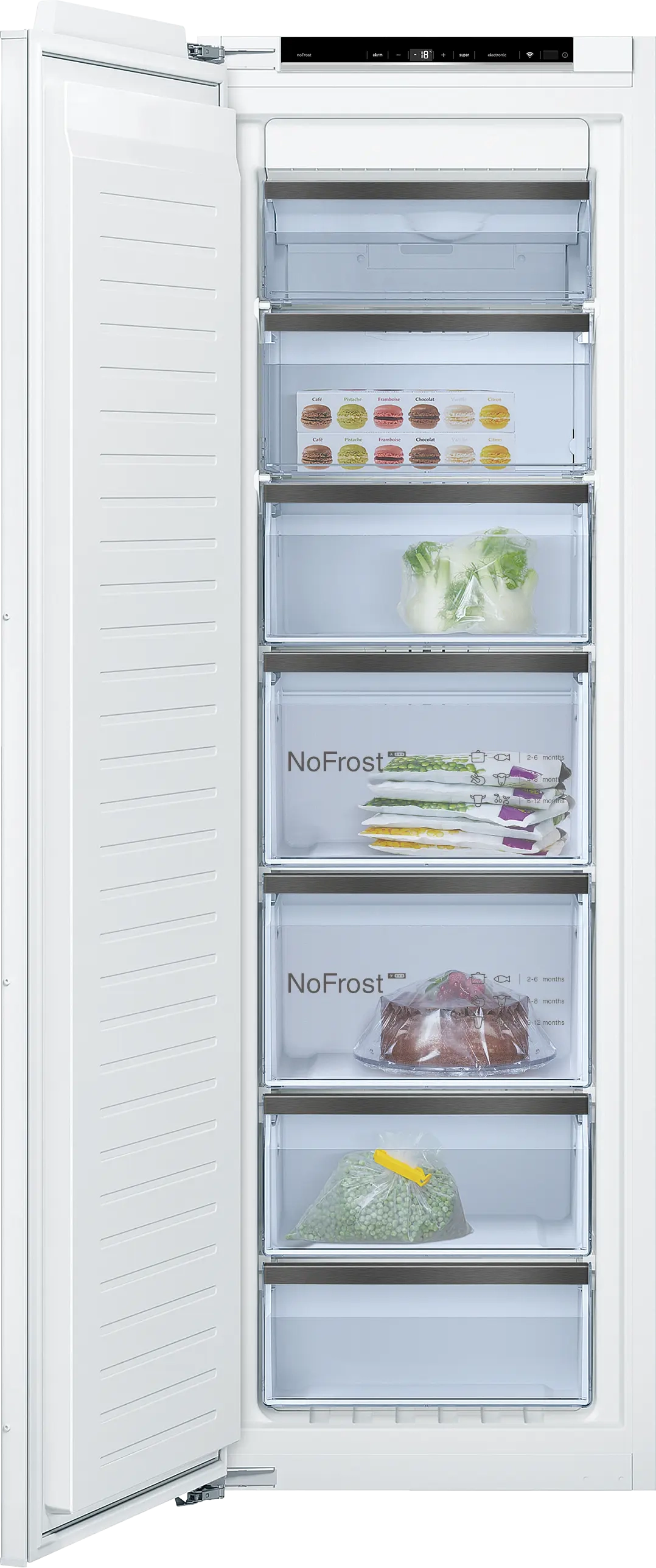 BOSCH Series 8 built-in freezer 177.2 x 55.8 cm soft close flat hinge GIN81HD31I