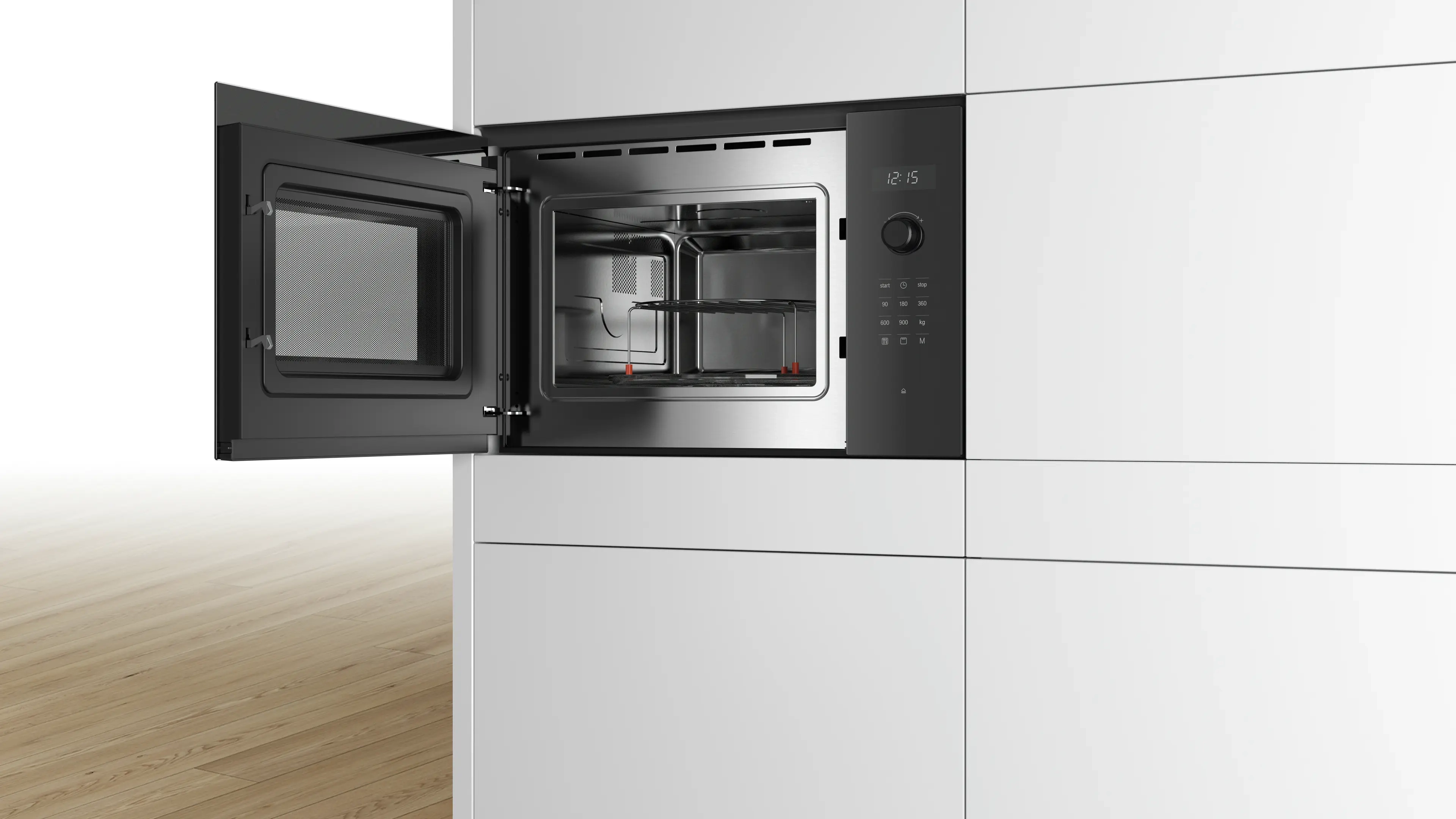 BOSCH Series 6 Built-In Microwave with grill Black BEL554MB0I