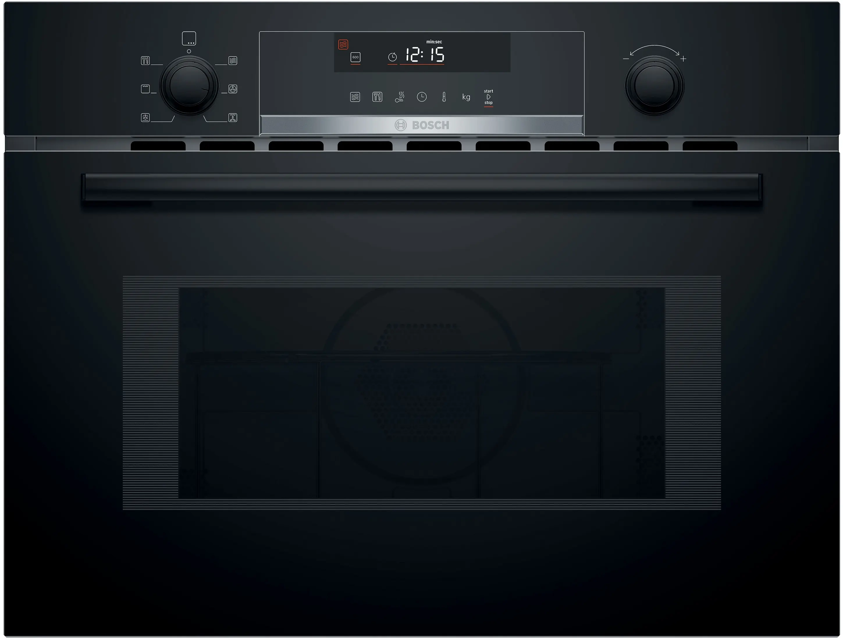 BOSCH Series 6 Built-in microwave oven with hot air 60 x 45 cm Black CMA585MB0I | Main Image