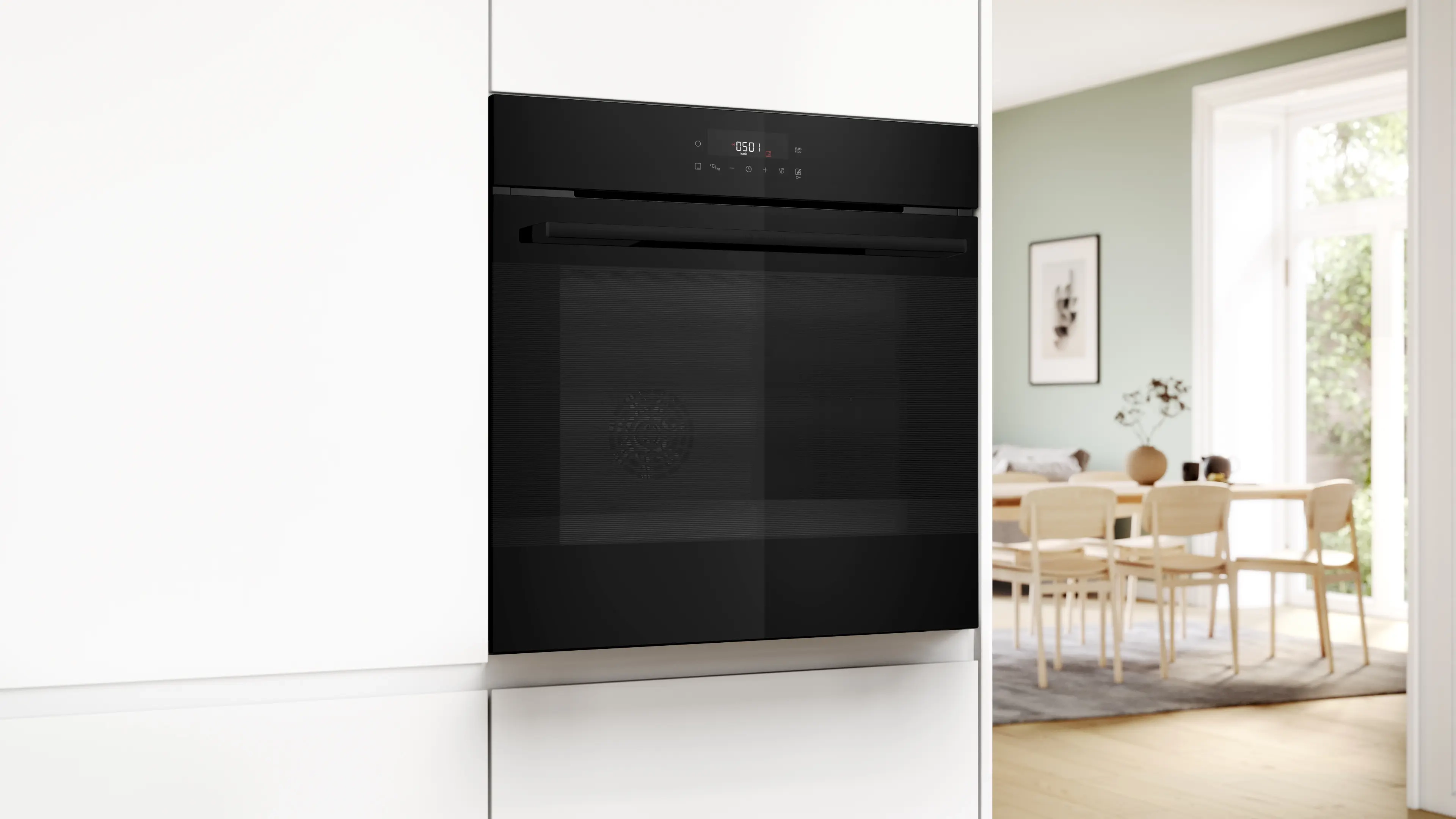 BOSCH Series 6 Bosch Built-in Oven 60 x 60 cm Black HJG852YB0I