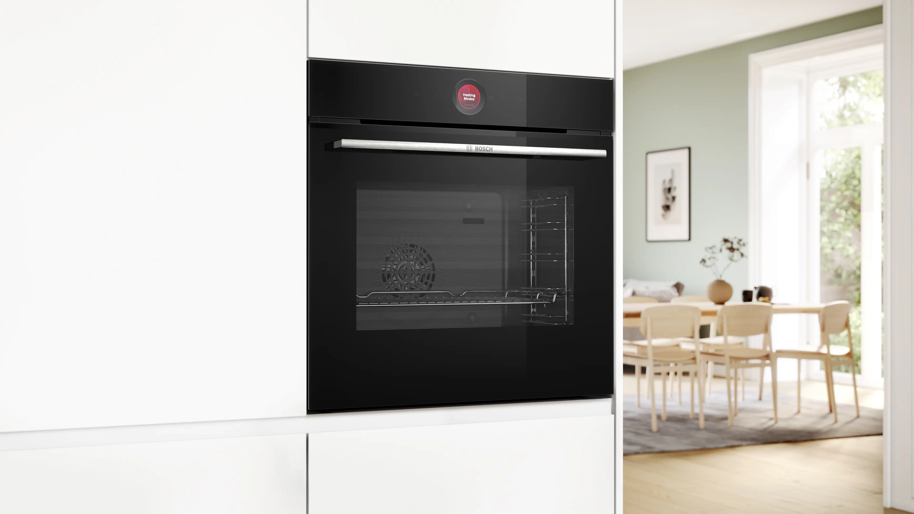 BOSCH Series 8 Bosch Built-in Oven 60 x 60 cm Black HBG7341B1
